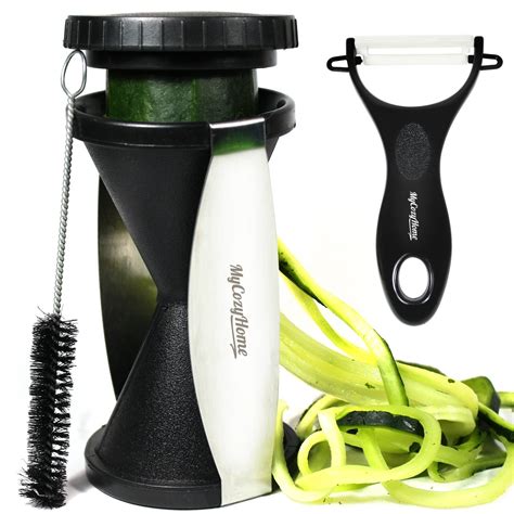 buy-gourmet-master-veggie-spiralizer-with-ceramic-peeler-cleaning-brush-cheap-h-j
