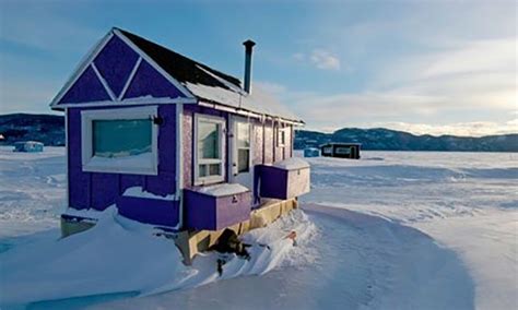 The first step of the project is to build the floor frame. Angling for Warmth in Winter: 21 Ice Fishing Hut Designs ...