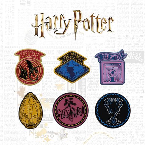 Harry Potter Triwizard Tournament Pin Badge Set Limited Edition At