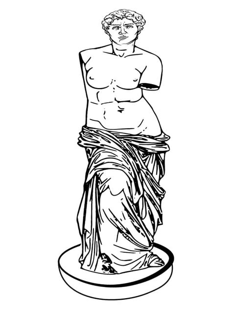 Desenhos De A Deusa Afrodite Para Colorir E Imprimir Colorironline Com