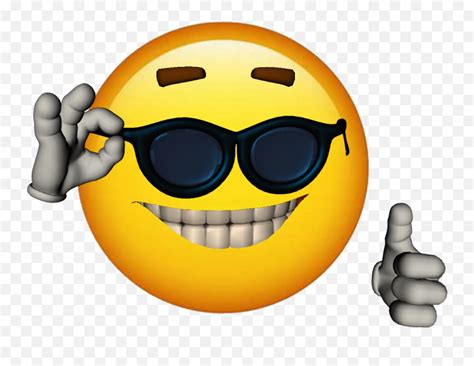 Pegatina Smiley Face Sunglasses Thumbs Up Emoji Meme Face De Porn Sex Picture