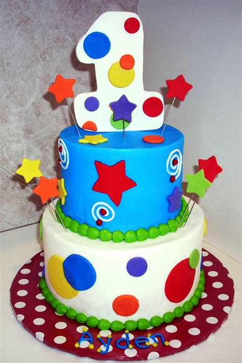 Birthday is a special day for each individual. 1st Year Birthday Cakes For Boys | Kindertorte, Geburtstag ...