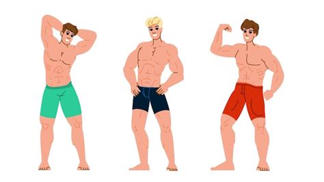 Premium Vector Muscle Man Vector