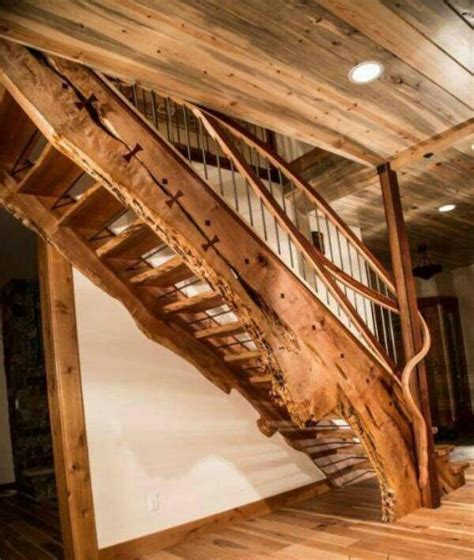 Love It Rustic Staircase Floating Staircase Curved Staircase Spiral