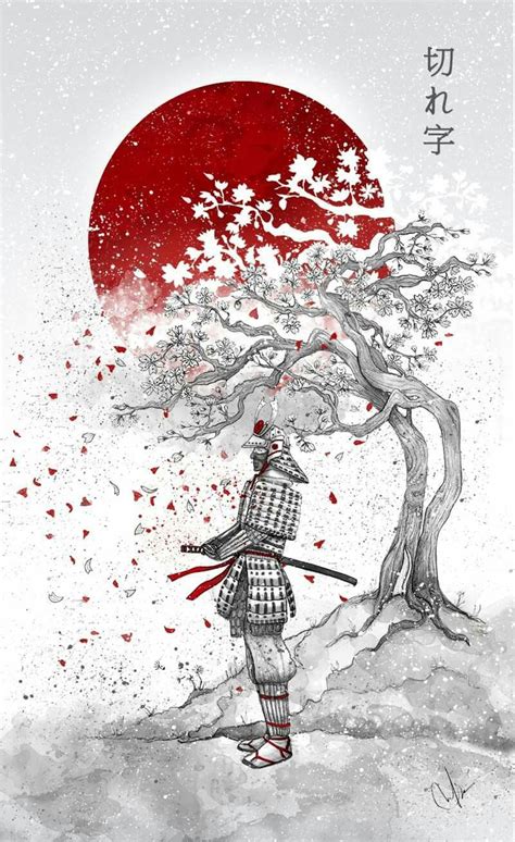 Blossom Samurai Art Japonais Id Es De Tatouages Bras Tatouage Guerrier Japonais