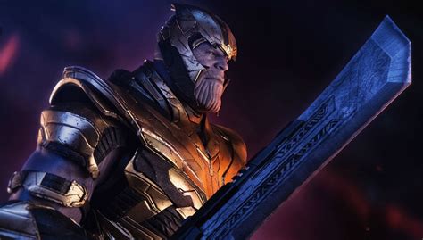 Thanos Double Sided Sword Is The Blade Of Thanos Copter R