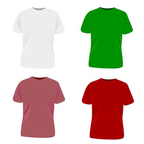 Vector T Shirt Template Vector Download