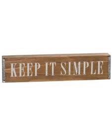 Col House Designs Wholesale Keep It Simple Box Sign Craft House