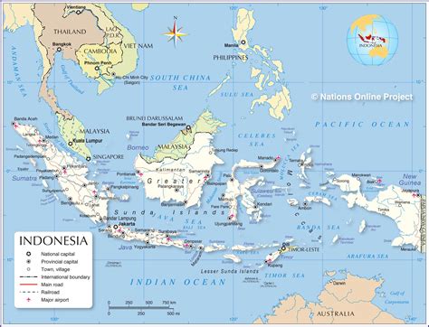 Political Map Of Indonesia Nations Online Project