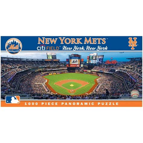 Masterpieces Mlb New York Mets 1000 Piece Stadium Baseball Panoramic