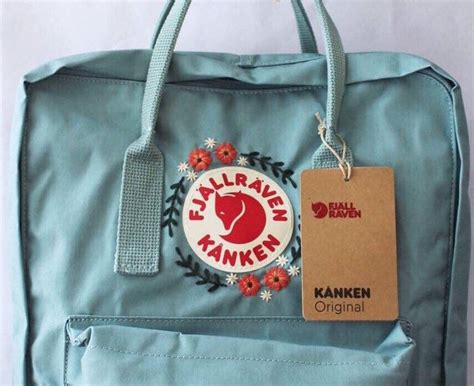 Embroidered Fjällräven Kanken Backpack Etsy Kanken Backpack