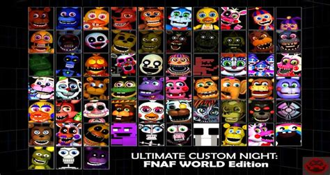 Ultimate Custom Night Fnaf World Edition Free Download Fnaf Fan Games