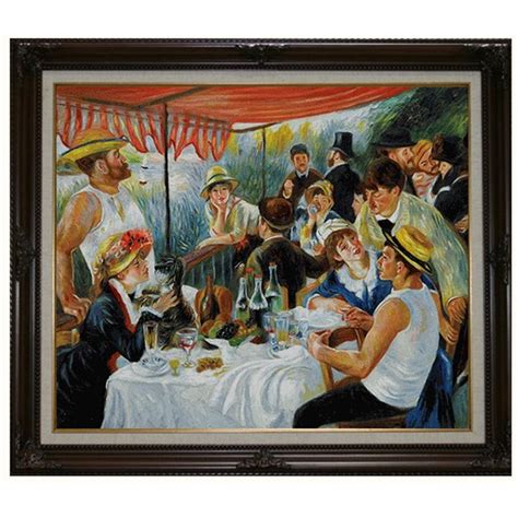 Renoir Luncheon Of The Boating Party Oil Painting