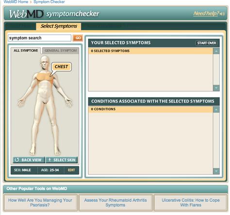 webmd symptom checker symptom checker health management health