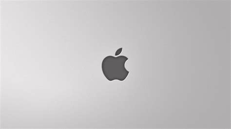 1366x768 Grey Apple Logo Desktop Pc And Mac Wallpaper