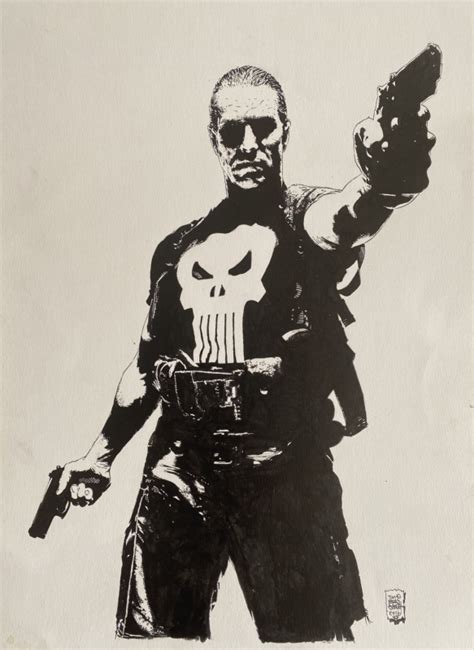 Tim Bradstreet The Punisher In Marcello Bonettos Marvel Original