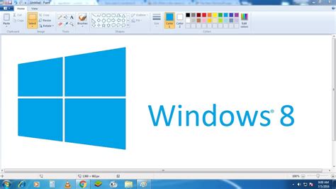 How To Draw Windows Logo In Microsoft Paint From Scratch Youtube
