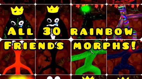 All How To Get All 30 Rainbow Friends Morphs In Find The Rainbow