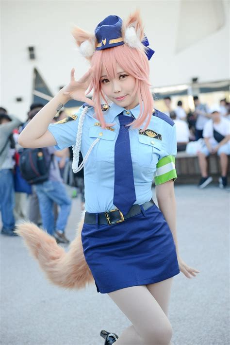 Fateextella Link Police Officer Tamamo No Mae Cosplay By Ely Grandorder