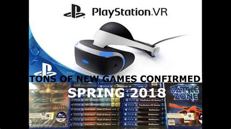 Top New Games Playstation4 Vr Ps4 Vr Aprilmay 2018 Top New Psvr