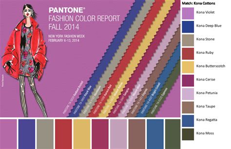 Color Watch Pantone Fall Fashion Report 2014 Play Crafts