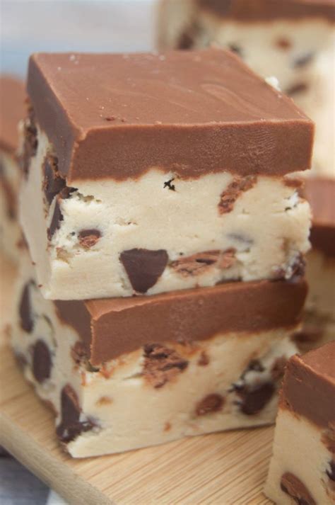 Chocolate Chip Cookie Dough Fudge Cookie Dough Fudge Chocolate Chip