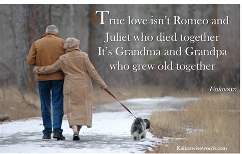 Growing Old Together Kahns Wise Words Old