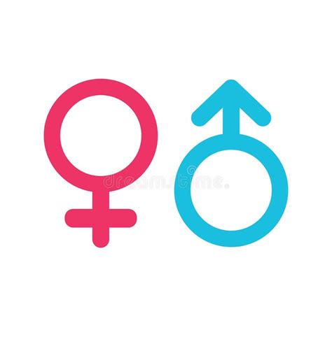 Sexual Orientation Icons In Trendy Flat Style Stock Illustration