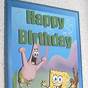 Printable Spongebob Birthday Cards