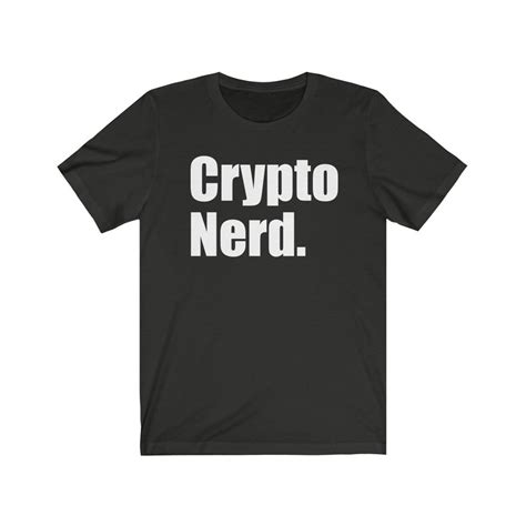 Crypto Nerd Tee Crypto Shirt Crypto Tee Cryptocurrency Etsy