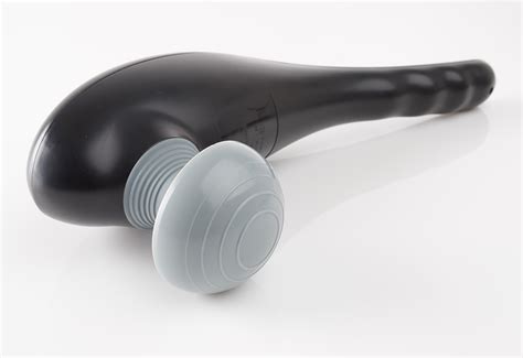 Cordless Percussion Handheld Massager With Six Head Attachments Sharper Image