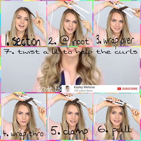 Pay particular attention to the ends of your hair, as these are most easily. Flat Iron Waves or Curls Step-By-Step. Credit to Kayley ...