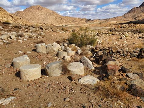 Twelve Stone Altars In Front Of Mount Sinai Mount Sinai In Saudi Arabia
