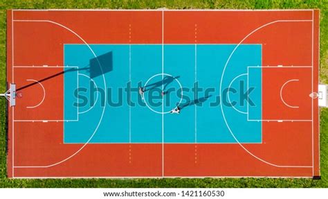 Long Shadows On Basketball Court Creative Stock Photo Edit Now 1421160530