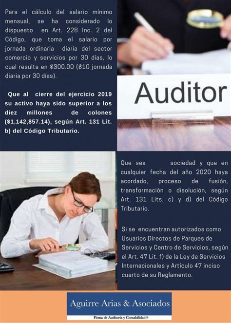 Auditor Fiscal 2021 Aguirre Arias And Asociados Sa