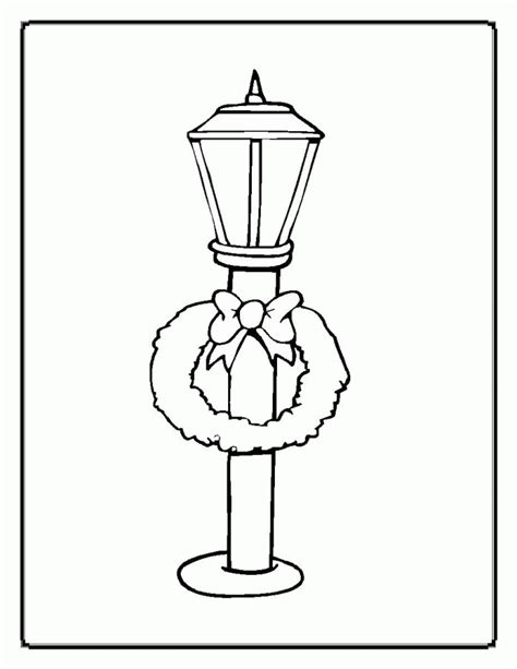 Christmas Light Coloring Page Home Design Ideas