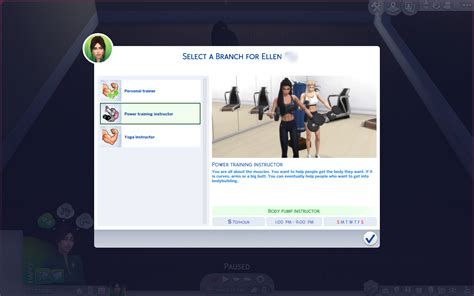 Mod The Sims Fitness Instructor