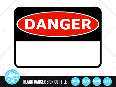 Blank Danger Sign Svg Warning Sign Svg Grafik Von Lddigital