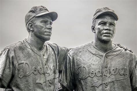 Jackie Robinson And Pee Wee Reese Photograph By Mesha Thomas