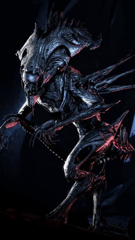 Alien Queen By Witchygmod Alien Vs Predator Alien Creatures Fantasy