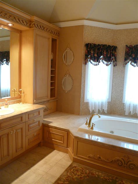 For the case of a small bathroom, you may want to consider a corner whirlpool tub with a surrounding deck. Malibu Home MHVN6030A04 Venice Rectangular Massaging Air ...
