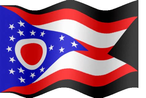 Animated Ohio Flag Oh Flag Country Flag Of  Clif