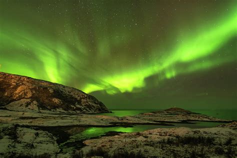 Northern Lights Over Sommaroy Norway Photograph By Travel Quest Photography