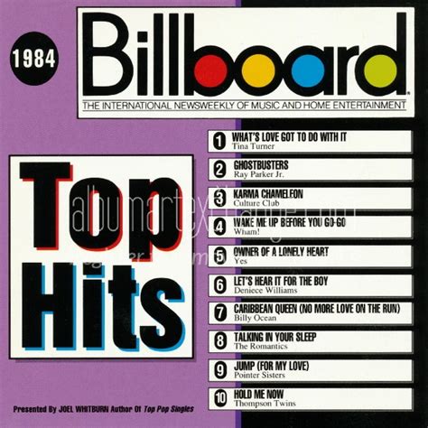 Album Art Exchange Billboard Top Hits 1984 By Various Artists Album