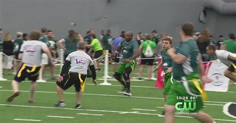 Eagles Host Special Olympics Flag Football Event Cbs Philadelphia