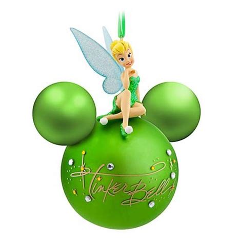 Your Wdw Store Disney Christmas Ornament Tinker Bell Signature