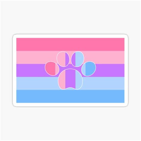 Catgender Xenogender Lgbt Catgender Flag Cat Logo Rainbow Paw