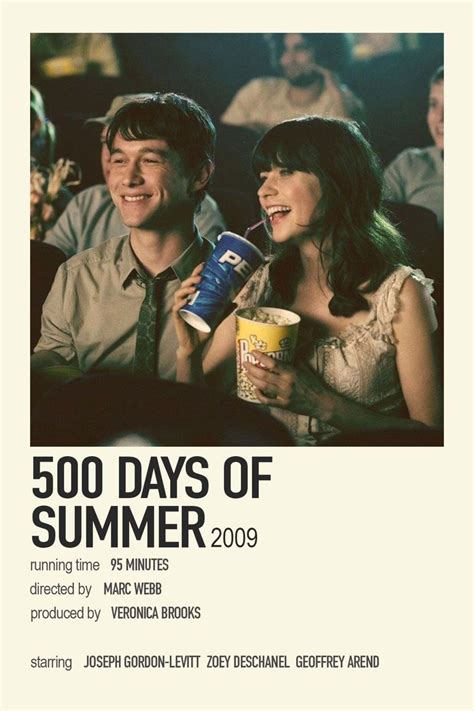 500 Days Of Summer Minimalist Poster Romantic Movies 500 Days Of