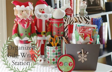 Gift Wrapping Station Days Of Homemade Holiday Inspiration