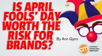 That's because it's april fools' day, when we all get to play the joker! Is April Fools' Day Worth the Risk for Brands? - Get ...